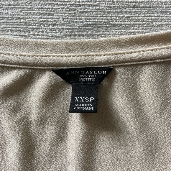 Ann Taylor Classic Beige Top - Picture 4 of 4